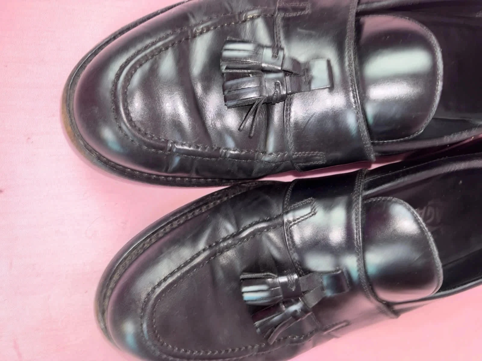 Salvatore Ferragamo heren mocassins met zwart leer en pompoenen, maat 45 – photo 7